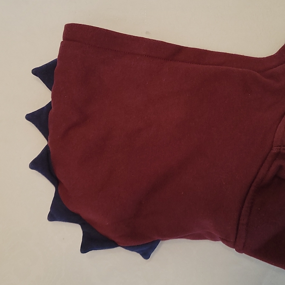Carters maroon and navy hoodie size 6